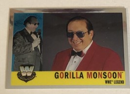 Gorilla Monsoon WWE Heritage Chrome Topps Trading Card 2006 #76 - £1.57 GBP