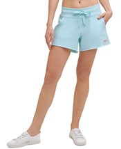 Calvin Klein Womens Performance French Terry Shorts,Fiji,Large - £30.87 GBP