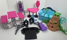 Monster High Furniture Lot Couch Chairs Tables Picnic Table Misc - £21.99 GBP
