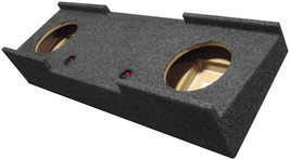 QPower GMC/Chevy Crew Cab &#39;07-&#39;13 Dual 10&quot; Empty Woofer Box - $3,988.47 MXN