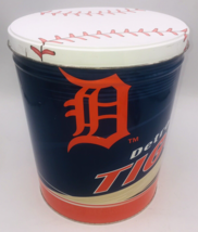 Vintage 2006 Detroit Tigers 3 lbs Popcorn Tin MLB w/ Lid Wincraft Sports... - £7.46 GBP