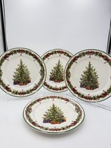 Vintage Christopher Radko Traditions Holiday Celebrations Dinner Plates ... - $76.50
