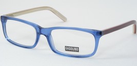 Gasolino Glasses GAS4856 1 Transparent Blue Eyeglasses Plastic Frame 50-16-140mm - £47.05 GBP