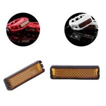 4 Pcs/Set 30g Bicycle Pedal Reflector Safety Night Cycling Reflective Bike Acces - £59.46 GBP