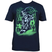 Lowbrow Art Grave Digger Black Tee Graveyard Skeleton Top Hat Adi T-shir... - £19.15 GBP