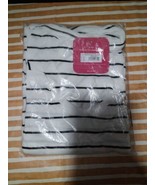 NEW Long Sleeve Scoop Neck Maternity T-Shirt Black &amp; White Striped SIZE XXL - £7.10 GBP