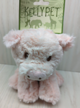 Kellytoy Kellypet kelly Pink pig sitting pet Dog Toy Plush Squeaky  NWT - £11.86 GBP