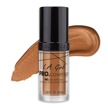(1-Pack) L.A. Girl Pro Coverage Liquid Foundation - Warm Caramel - 652 - £7.83 GBP