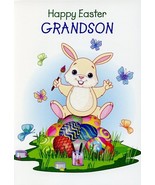 Happy Easter Grandson - Easter Greeting Card - 22777 - $54.54 MXN