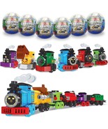 6 Pack Easter Eggs with Train Building Blocks Toys Inside Train Set for ... - £25.58 GBP