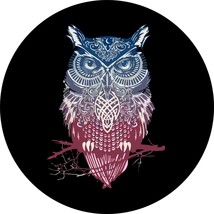 Tribal Owl Spare Tire Cover ANY Size, ANY Vehicle,Trailer, Camper, RV - £89.67 GBP