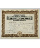 Bald Butte Gold Mines Montana Stock Certificate No 3547 Peyton Moore 750... - £14.08 GBP