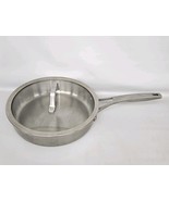 Calphalon 3QT Quart Stainless Steel Pan Skillet Saute #RLT5003 W/ Glass ... - $368.50 MXN