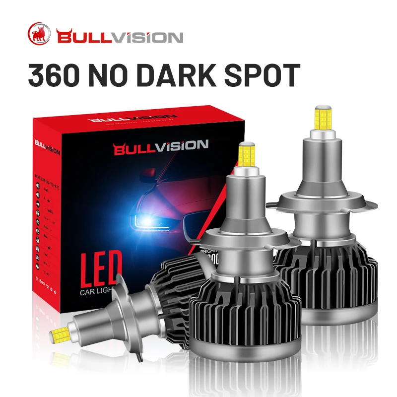 H7 H11 360 3D No Dark Spot Led Car Headlight Bulb 20000LM H1 HB3 9005 HB4 9006 6 - £143.19 GBP