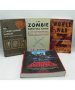Lot of 4 Zombie Books: Zombie Combat/Zombie Movies/World War Z/Zombie Su... - $276.38 MXN