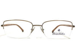 Brooks Brothers Eyeglasses Frames BB499 1582 Brown Wood Grain Gold 53-18-140 - $74.58