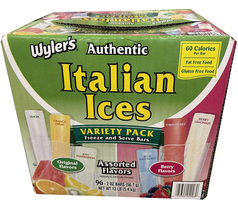 Wyler&#39;s Authentic Italian Ice Fat Free Freezer Bars - 2oz (96 Pack) - £33.03 GBP