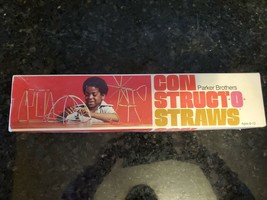 CONSTRUCT-O-STRAWS Parker Brothers No 118 1976 Building Toy As Is Usa Vintage. - £11.38 GBP