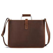 New Crazy horse genuine leather men bags briefcases men messenger bag - £56.32 GBP