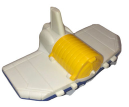 Lewis Galoob Toys Inc. 1990 Spce Shuttle Plastic Blue, Yellow &amp; White Vi... - £10.91 GBP
