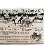 Daisy Cart Wagon Tilden Tea 1897 Advertisement Victorian Transportation ... - $42.03 CAD