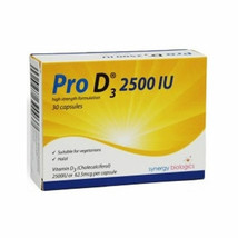 Pro D3 Vitamin D3 2500IU Capsules x 30  Vitamin D3 Colecalciferol Supplement - £13.52 GBP