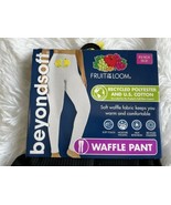 Fruit of the Loom Women&#39;s Long Underwear Beyond Soft Waffle Pant Size XS... - $16.46 CAD