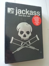 Jackass DVD Box Set Shrinkwrap 5 Hours Unreleased Footage 48 page Book 4 Forever - £126.54 GBP