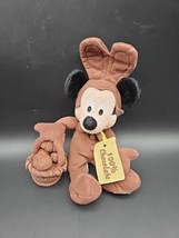 Disney Resort Easter Bunny 2002 Mickey Mouse 100% Chocolate Plush - $12.38