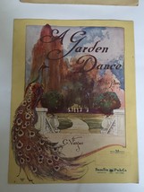 A Garden Dance For The Piano By G. Vargas VINTAGE Music Sheet - £93.00 GBP
