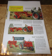 17.5&quot;x 11.5&quot; reproduction laminated McCormick hay equipment poster in ni... - £7.65 GBP