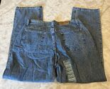Lee Riders Jeans Womens 14P Blue Mid Rise Straight Leg - $12.41