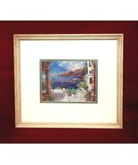 Mediterranean Harbor View by La Foret framed poster print - £22.62 GBP