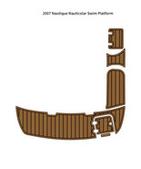 2007 Nautique Nauticstar Swim Platform Step Pad Boat EVA Foam Teak Deck ... - $385.59 CAD