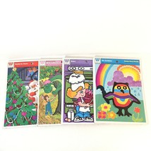 Lot of 4 Whitman Tray Frame Jigsaw Puzzles Disney Pete&#39;s Dragon Santa Owl 1970&#39;s - £21.35 GBP