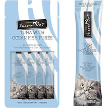 Fussie Cat Treat Tuna With Ocean Fish Puree 2oz/18count - £64.83 GBP