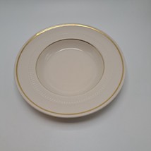 Syracuse China Rimmed Soup Bowl Gold Trim 9 inch - £9.17 GBP