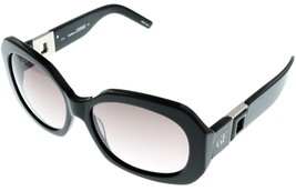 Gianfranco Ferre Sunglasses Women Black Rose Rectangular Swarovski GF886 01 - £66.36 GBP