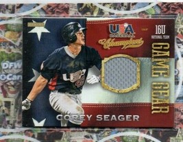2013 USA Baseball Champions Game Gear Corey Seager Rookie Jersey #52 - £4.63 GBP