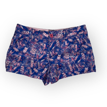 Lilly Pulitzer Cherry Bomb Shorts 6 Patriotic USA Pink White Blue Fireworks - £76.44 GBP