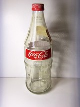 Coca Cola 1.5 Litres English French Glass Bottle With Original Cap, Vintage - £15.73 GBP