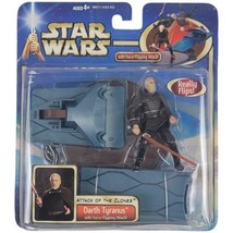 Star Wars Attack of the Clones Darth Tyranus Figure - Hasbro 2001 - $11.30