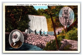 Minnehaha Falls Stone Arch Bridge Minneapolis Minnesota MN UNP WB Postcard W6 - £3.00 GBP