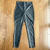 Wild Fable Faux Leather Pants Womens S Black High Waist Skinny Stretch 27x28 - £6.99 GBP