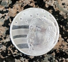 Donald Trump For President 2020 1 oz Silver Round .999 Fine BU Coin - $38.88