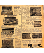 1917 Auto Garage Wrench Socket Sets Advertisement Chas Miller Automobili... - $743.95 MXN