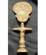 Wood Tribal Carving Ethnic Folk Art African Ashanti Akuaba Fertility Dol... - $69.62 CAD