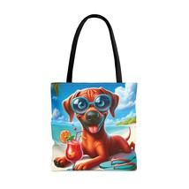 Tote Bag, Dog on Beach, RhodesianRidgeback, Tote bag, 3 Sizes Available, awd-123 - £22.37 GBP+