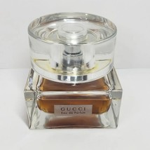 Vintage GUCCI Brown Womens Eau De Parfum 2.5 oz Glass Bottle with Cap RARE - £139.88 GBP