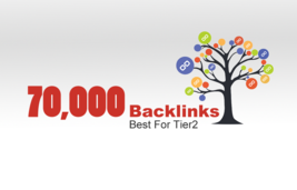 70,000 backlinks best for tier2 + Premium Indexer Service - $29.69